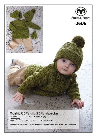 Babytröja, mössa, halsduk och vantar test 123456