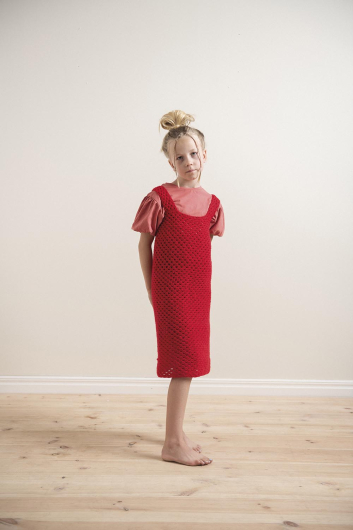 Åhus - virkad barnklänning