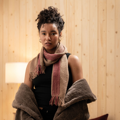 Primrose Petal Scarf - stickad halsduk