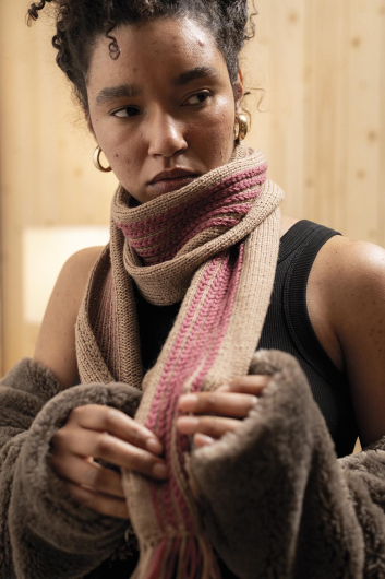 Primrose Petal Scarf - stickad halsduk