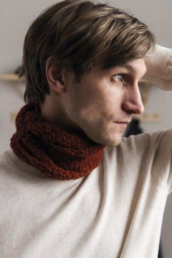 Aberdeen - virkad cowl