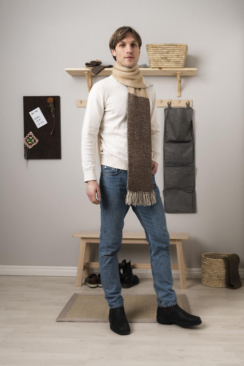 Glasgow - stickad halsduk