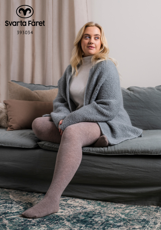 Viola – rätstickad kofta 