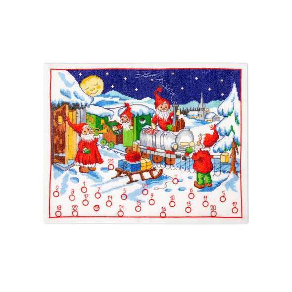 Tomtar och tåg - julkalender