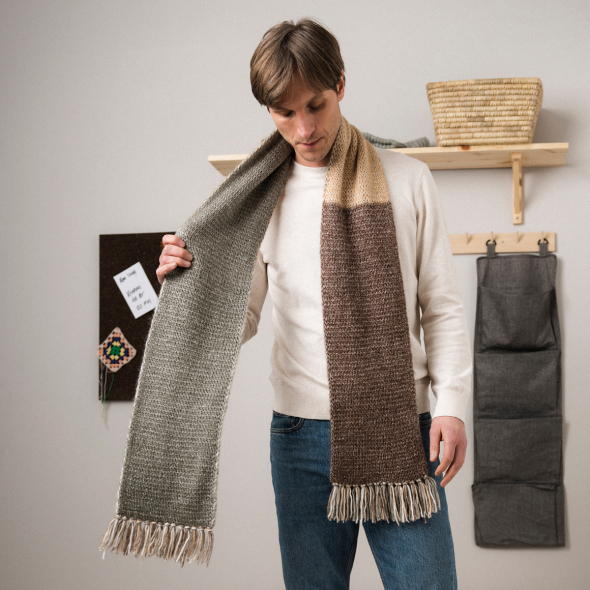 Glasgow - stickad halsduk