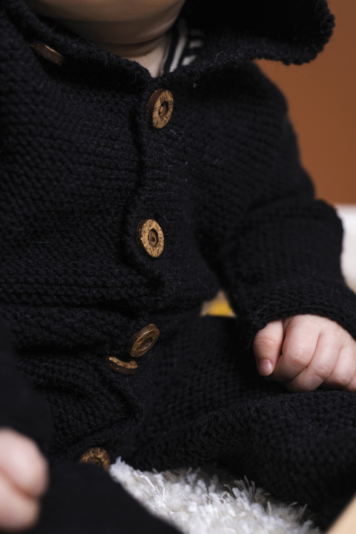 Ambra – babyoverall med öron