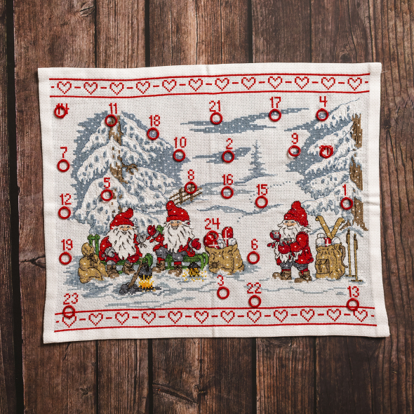 Tomtar på utflykt - julkalender