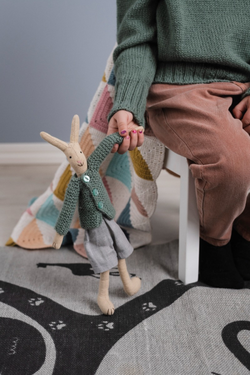 Littleton - liten kofta till docka eller kanin