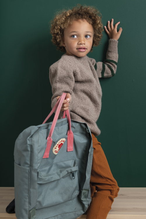 Watson sweater – barntröja med randig ärm