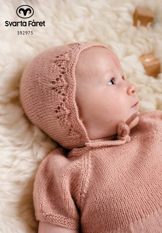 Sola - stickad hätta 