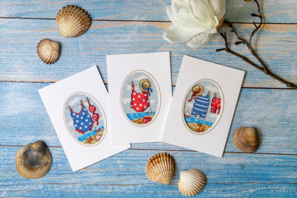 Strandhäng - 3 pack kort