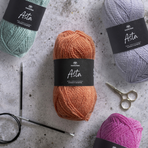 Asta - Merino- och alpackagarn