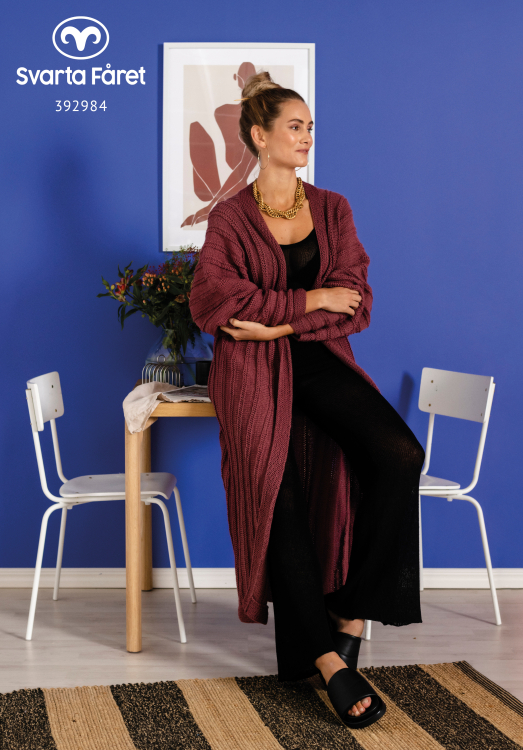 Tofta - stickad långkofta 