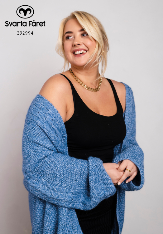 Yyteri - kofta med flätmönster