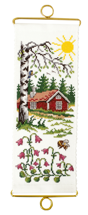 Hus i skogsglänta - minivepa