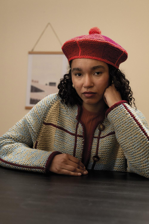 Thistle Thorn Beret - stickad basker